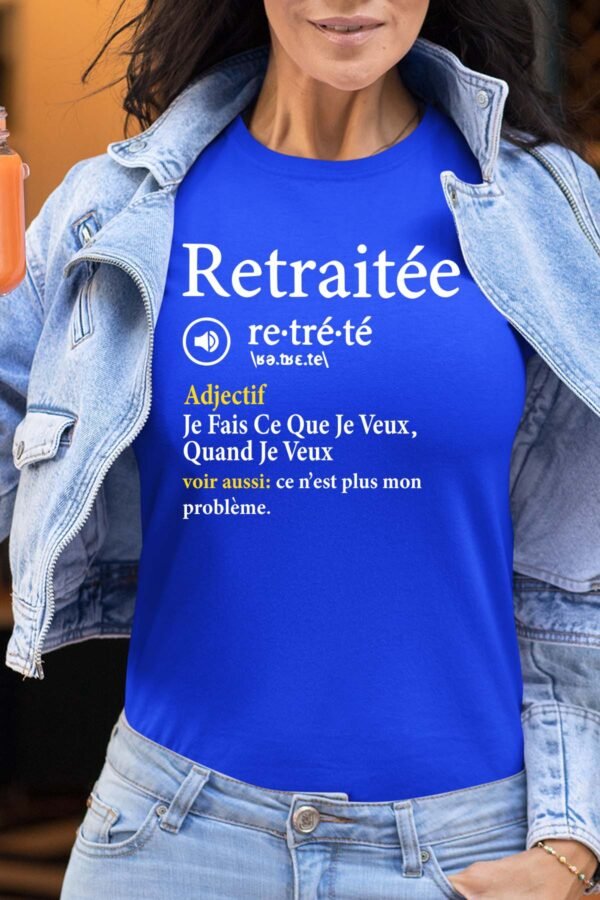 Retraitée def femme - Tshirt Femme