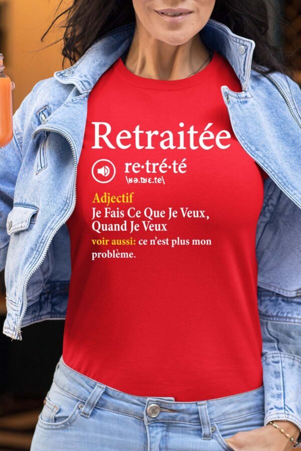 Retraitée def femme - Tshirt Femme