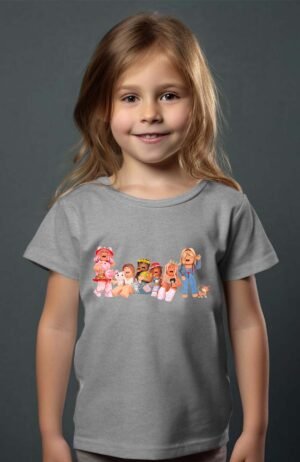 Rob Friends – Tshirt Fille – Gris