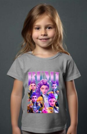 Rumi Bootleg – Tshirt Fille – Gris