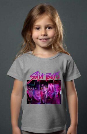 Saja Boys Triangle – Tshirt Fille – Gris