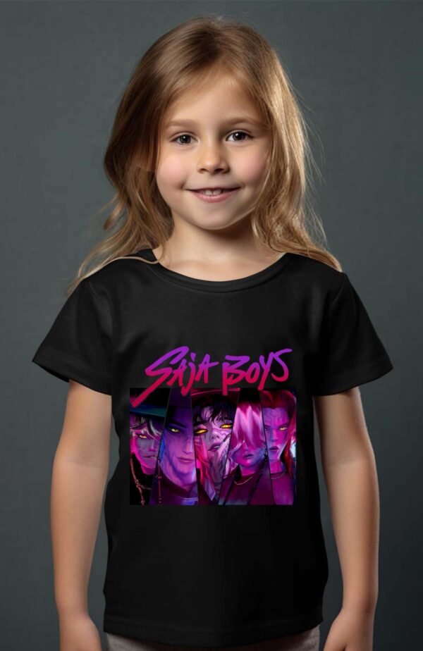 T-shirt Col Rond Fille - Saja boys triangle