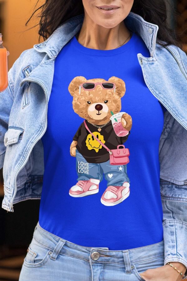 Smiley bear - Tshirt Femme