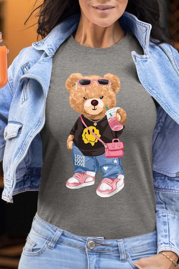 Smiley bear - Tshirt Femme