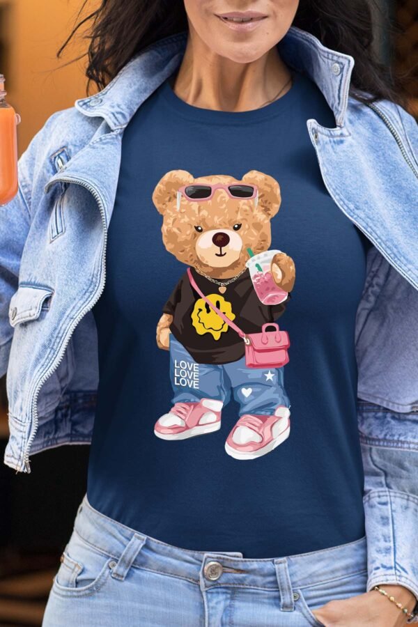 Smiley bear - Tshirt Femme