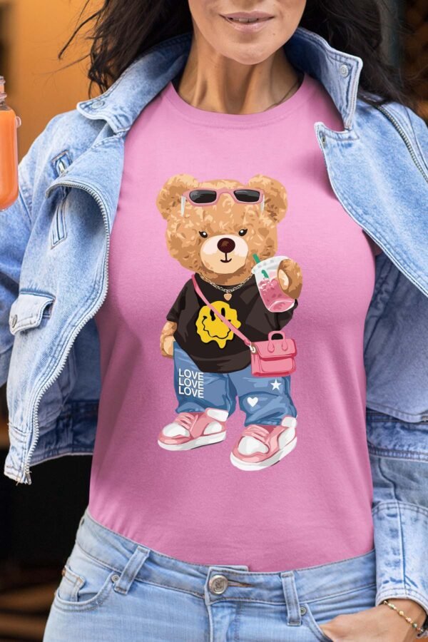 Smiley bear - Tshirt Femme
