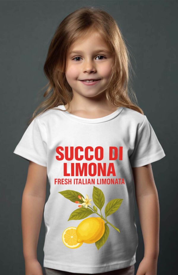 T-shirt Col Rond Fille - Succo di limona
