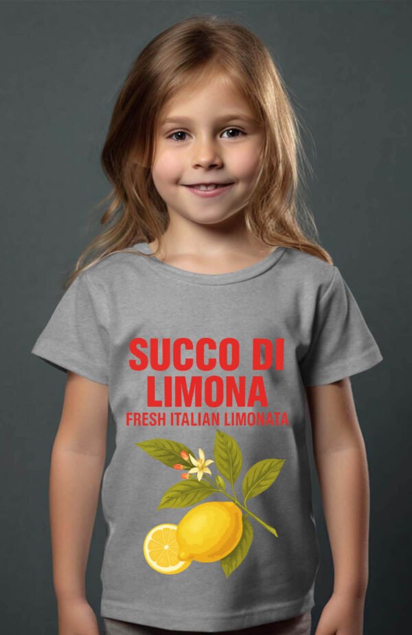 T-shirt Col Rond Fille - Succo di limona