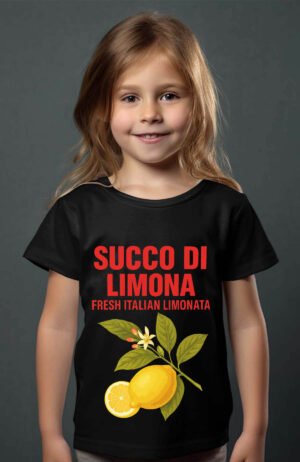 T-shirt Col Rond Fille - Succo di limona