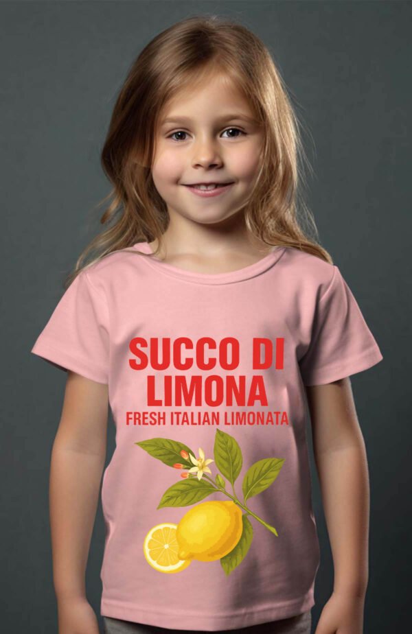 T-shirt Col Rond Fille - Succo di limona