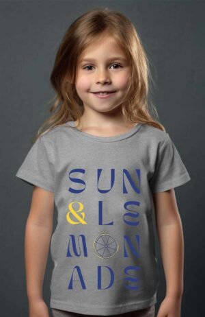 T-shirt Col Rond Fille - Sun and limonade