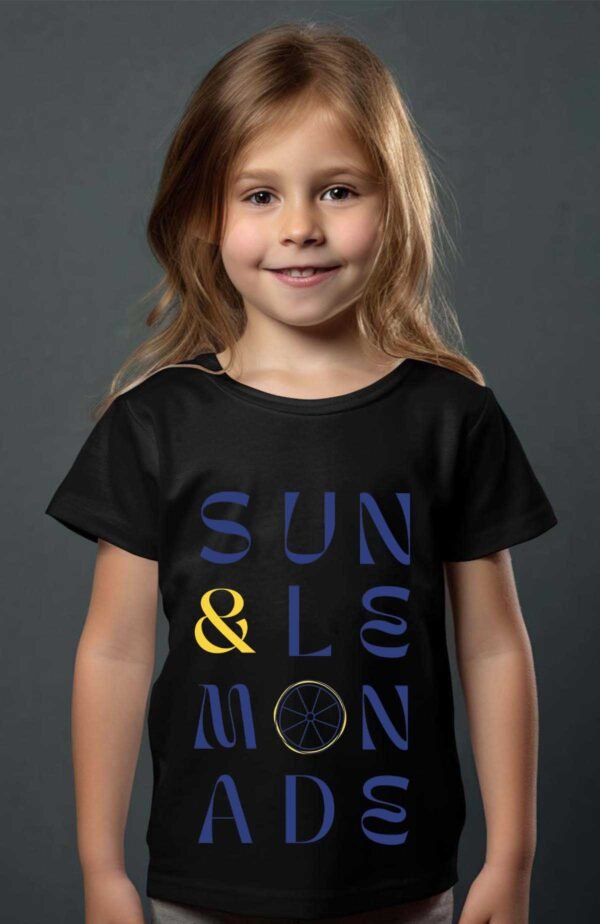 T-shirt Col Rond Fille - Sun and limonade
