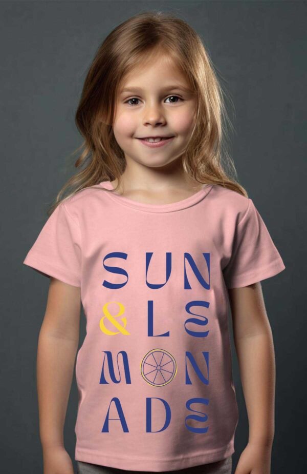 T-shirt Col Rond Fille - Sun and limonade