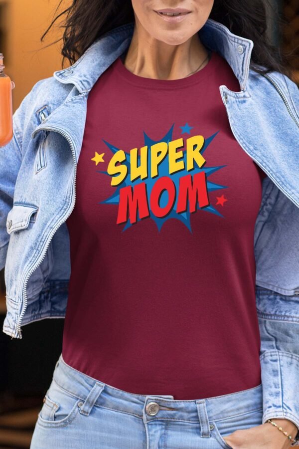 Super mom pop - Tshirt Femme