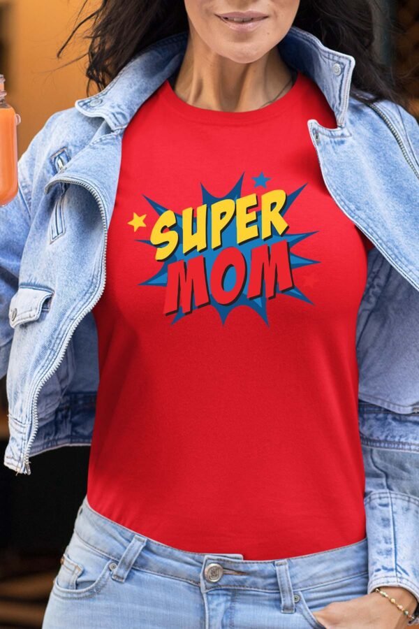 Super mom pop - Tshirt Femme