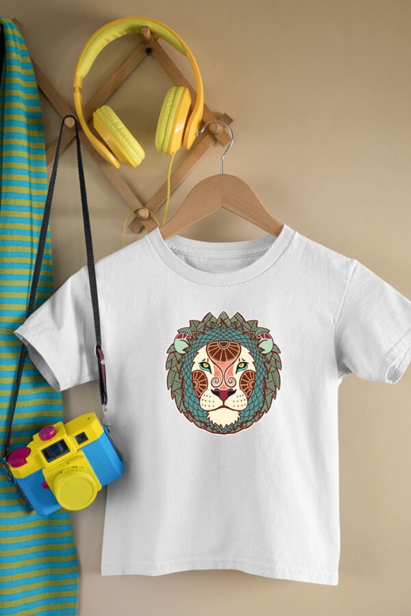 T-shirt Col Rond Fille - Lion head