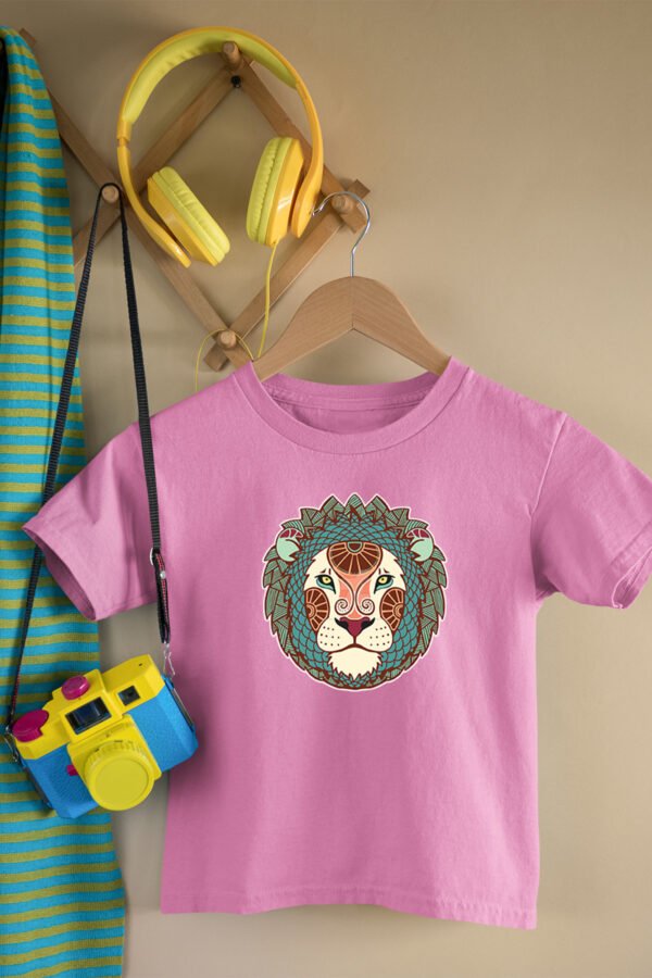 T-shirt Col Rond Fille - Lion head