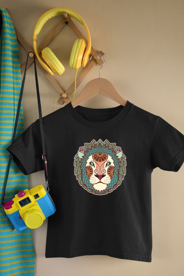 T-shirt Col Rond Fille - Lion head