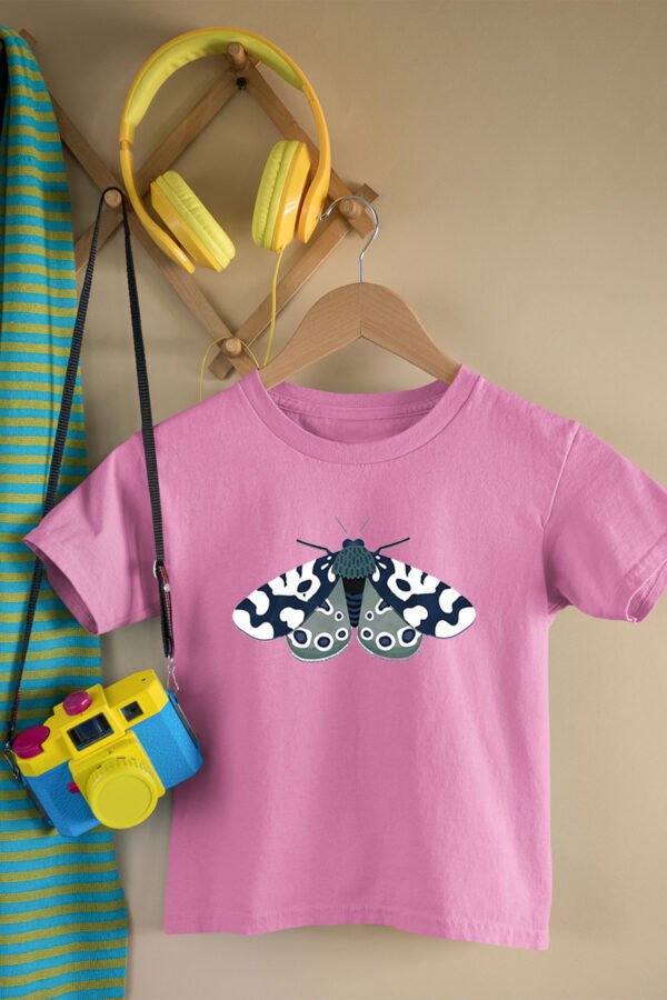 T-shirt Col Rond Fille - Papillon bleuté