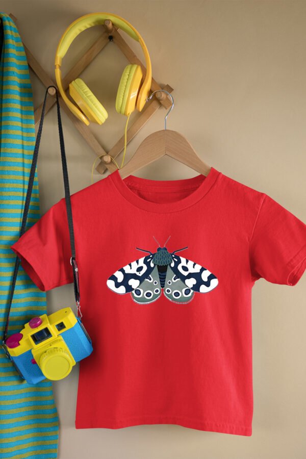 T-shirt Col Rond Fille - Papillon bleuté