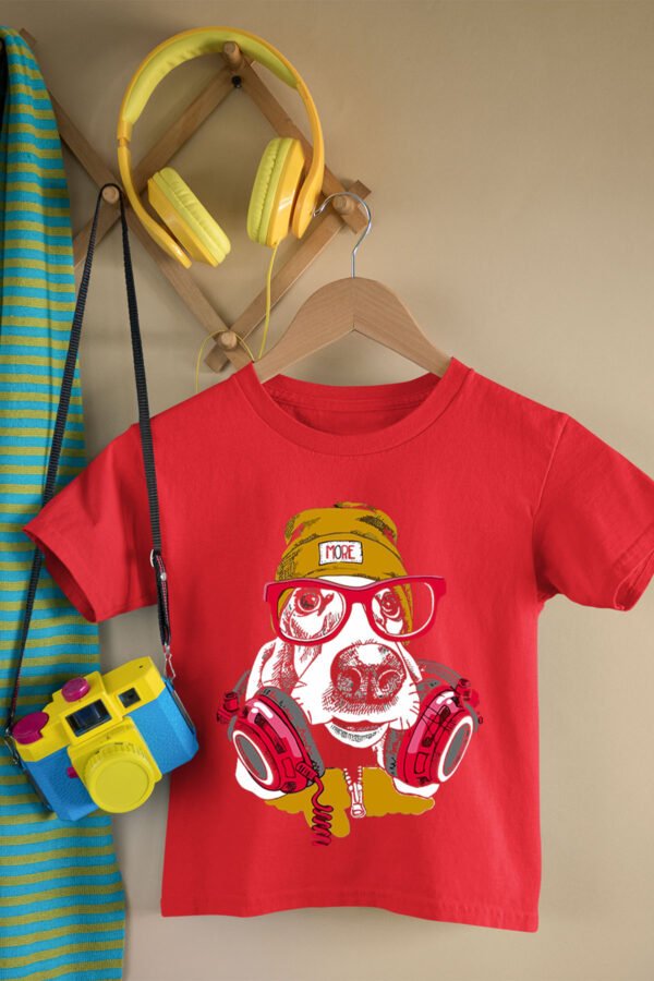 T-shirt Garçon en Gros | Dog red