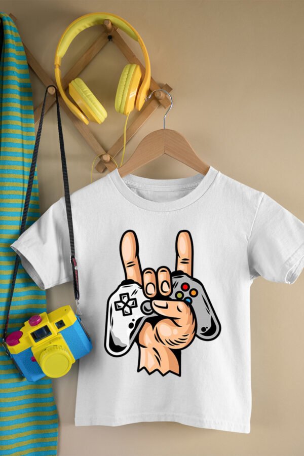 T-shirt Garçon en Gros | Main manette gamer