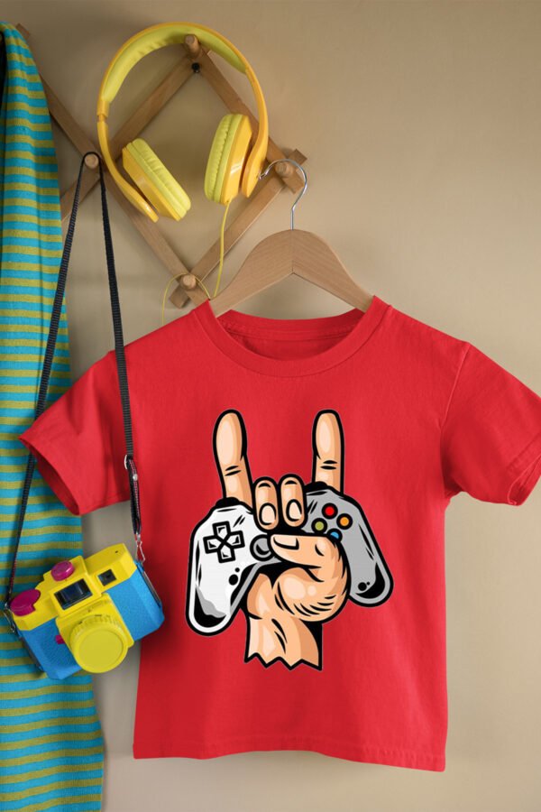 T-shirt Garçon en Gros | Main manette gamer