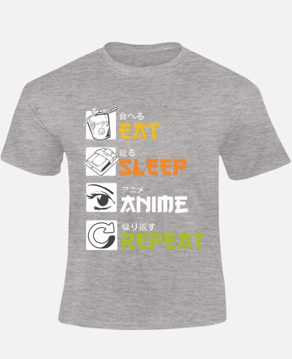 Eat sleep animé repeat - Tshirt Homme