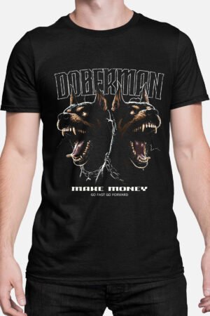 Doberman make money - Tshirt Homme