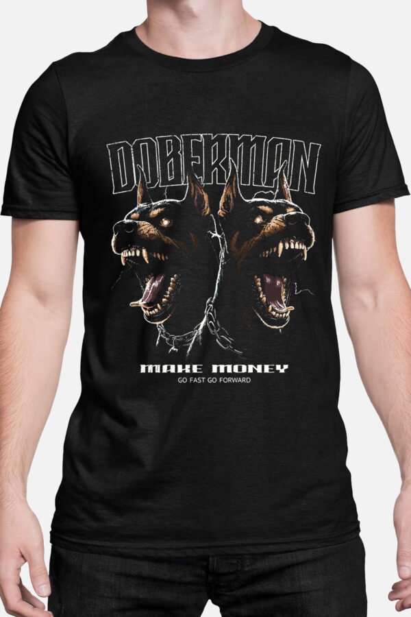 Doberman make money - Tshirt Homme