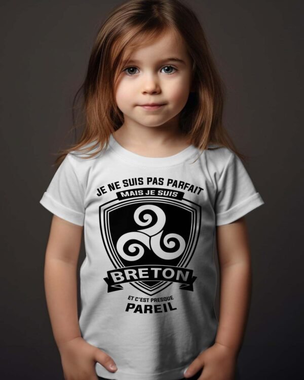 T-shirt Col Rond Fille - Breton