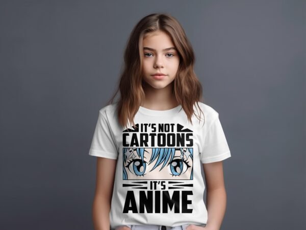 T-shirt Col Rond Fille - Not cartoon