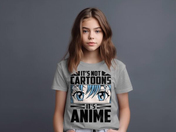 T-shirt Col Rond Fille - Not cartoon