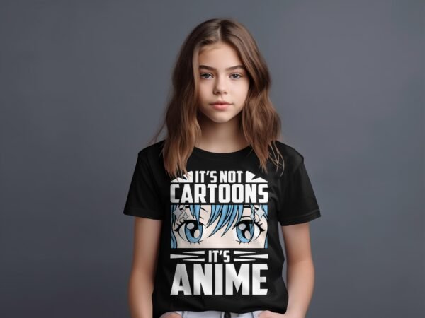 T-shirt Col Rond Fille - Not cartoon