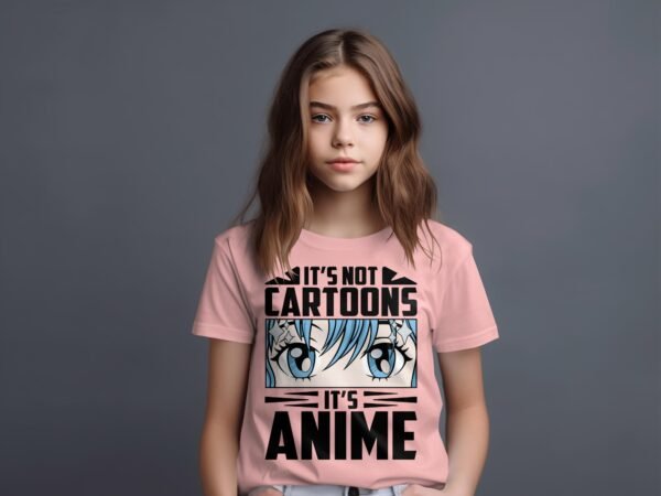 T-shirt Col Rond Fille - Not cartoon