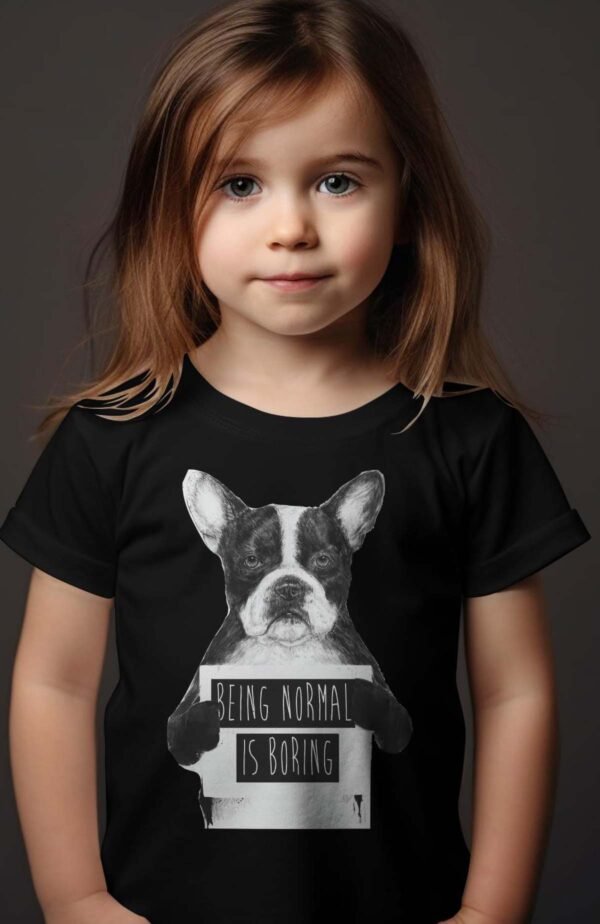 T-shirt Col Rond Fille - Being normal is boring