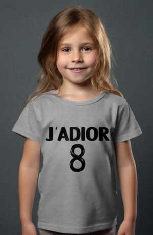 T-shirt Fille – j’adior – Gris