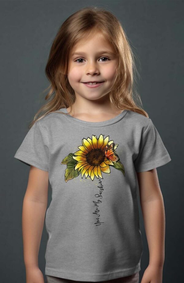 T-shirt Col Rond Fille - My sunshine