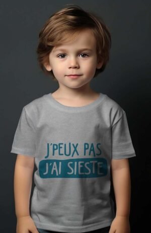 T-shirt Garçon en Gros | J'peux pas j'ai sieste