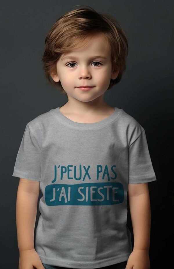 T-shirt Garçon en Gros | J'peux pas j'ai sieste