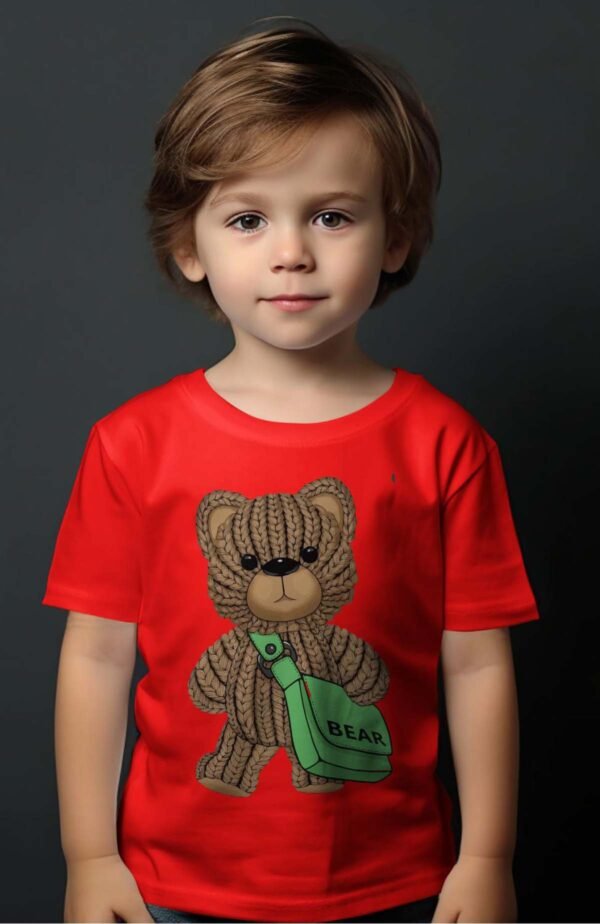 T-shirt Garçon en Gros | Ours sac
