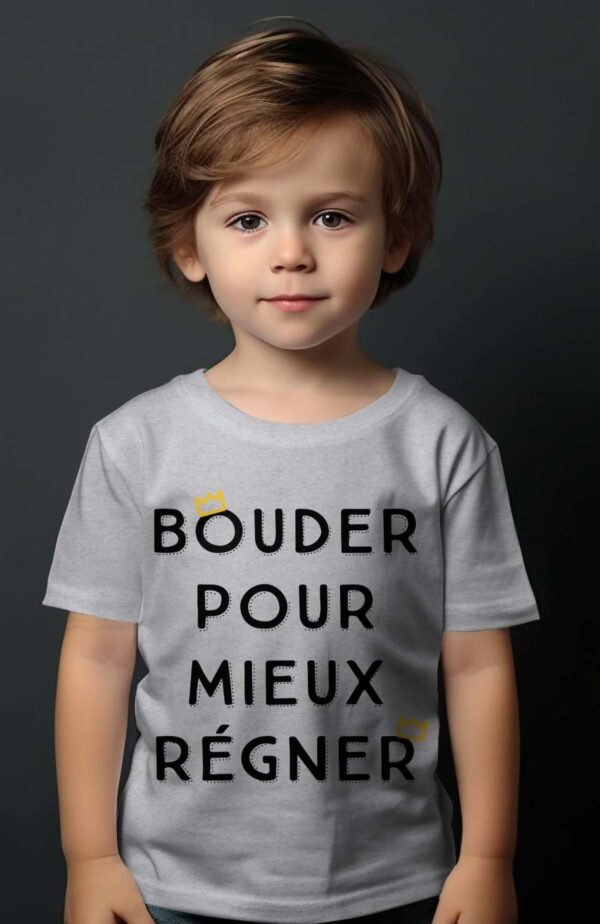 T-shirt Garçon en Gros | Bouder pour mieux régner