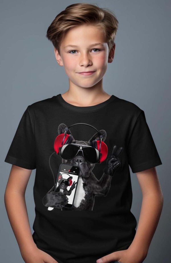 T-shirt Garçon en Gros | Bull dog iphone