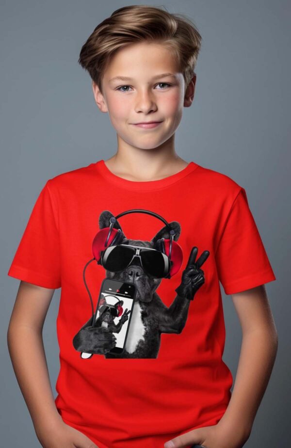 T-shirt Garçon en Gros | Bull dog iphone