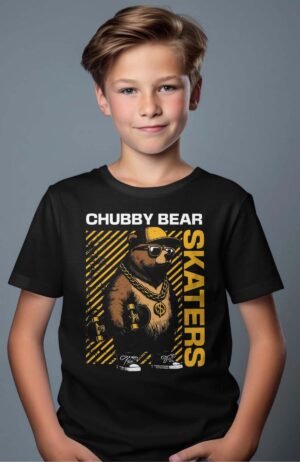 T-shirt Garçon en Gros | Chubby bear skaters