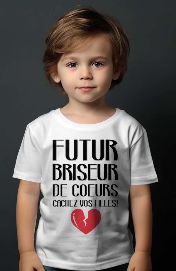 T-shirt Garçon en Gros | Futur briseur de coeurs
