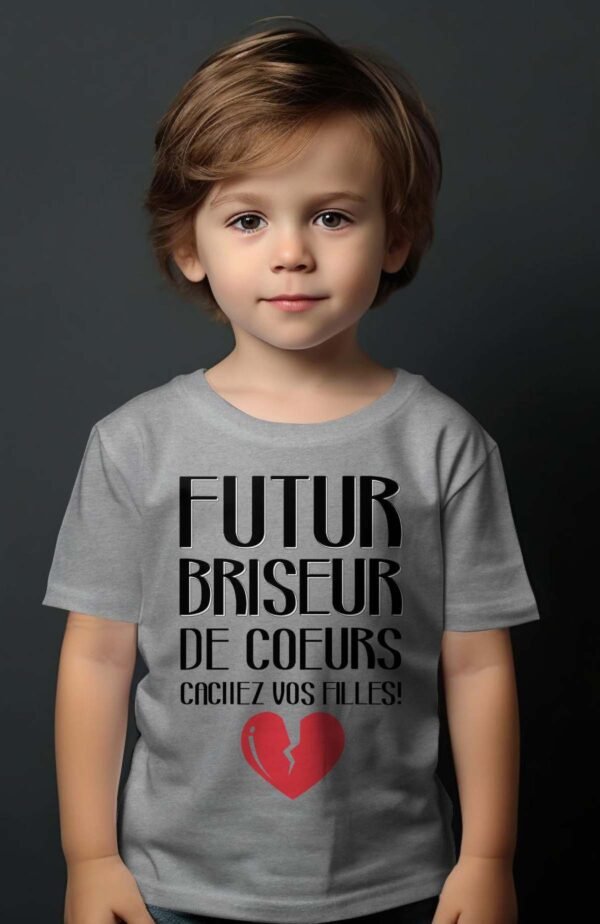 T-shirt Garçon en Gros | Futur briseur de coeurs