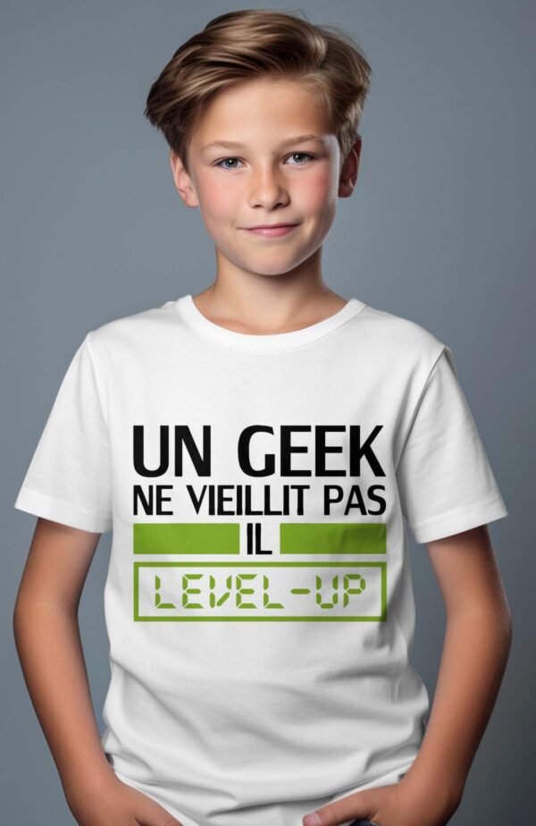 T-shirt Garçon en Gros | Geek level up