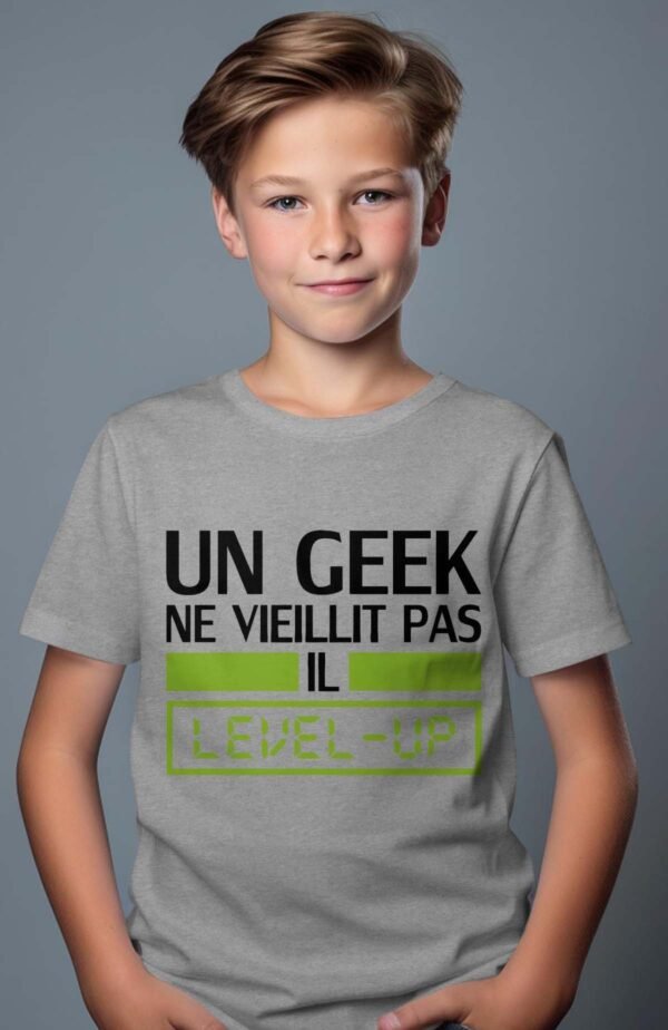 T-shirt Garçon en Gros | Geek level up