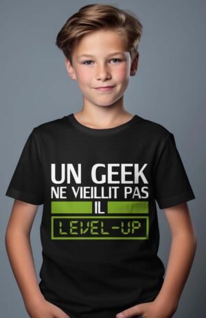 T-shirt Garçon en Gros | Geek level up
